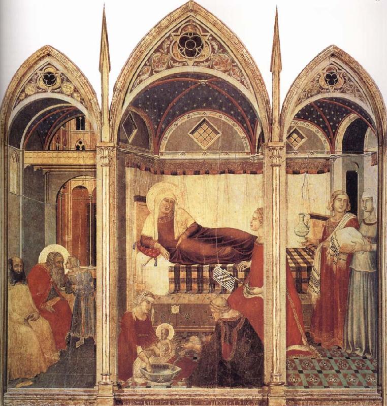 Pietro Lorenzetti Birth of the Virgin France oil painting art